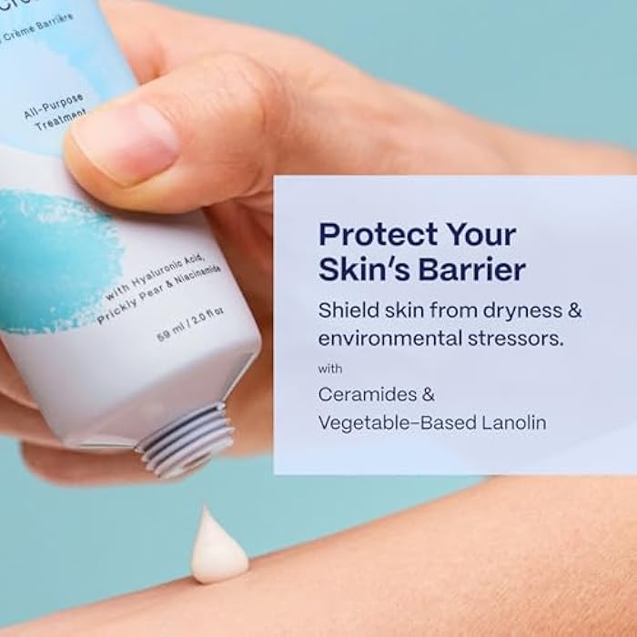Mad Hippie Ultra-Rich Barrier Cream, Travel-Friendly – Multi-Purpose Moisturizer with Hyaluronic Acid, Niacinamide & Vitamin C, Lotion for Extremely Dry Skin, Vegan & Cruelty-Free, 2 Oz - Image 2