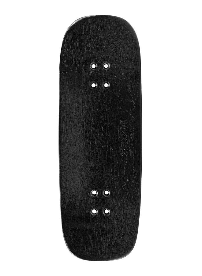 Teak Tuning Prolific Wooden Fingerboard Deck, 33.5Mm X 96Mm Boxy Shape - Black Mamba - 5 Ply With Custom Color Matching Mid Ply - Includes Prolific Foam Tape - Image 4