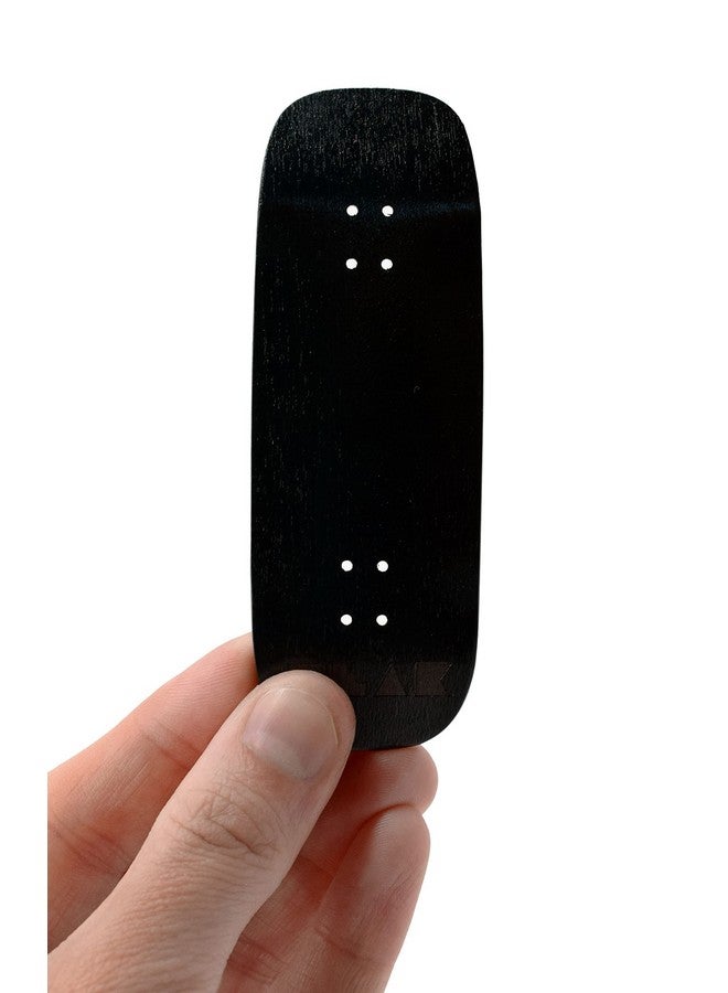 Teak Tuning Prolific Wooden Fingerboard Deck, 33.5Mm X 96Mm Boxy Shape - Black Mamba - 5 Ply With Custom Color Matching Mid Ply - Includes Prolific Foam Tape - Image 5