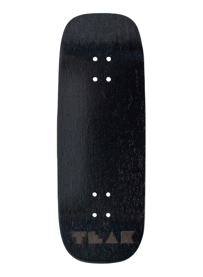 Teak Tuning Prolific Wooden Fingerboard Deck, 33.5Mm X 96Mm Boxy Shape - Black Mamba - 5 Ply With Custom Color Matching Mid Ply - Includes Prolific Foam Tape - Image 3