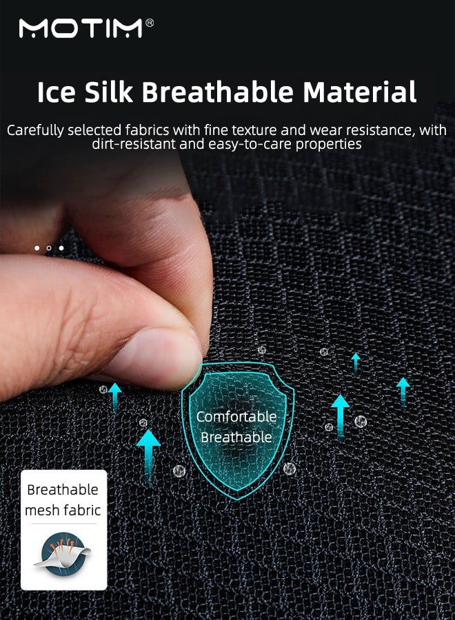 Motim Car Booster Seat Cushion Pad, Ergonomically Enhanced Seat Memory Foam Seat Cushion, Mesh Covered Breathable, Driving Car Seat Cushion, Improves Vision Posture  - Image 5