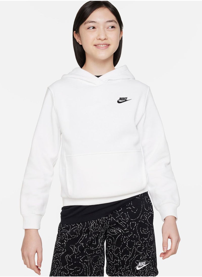 Nike - Kids Club Fleece Hoodie - Image 1