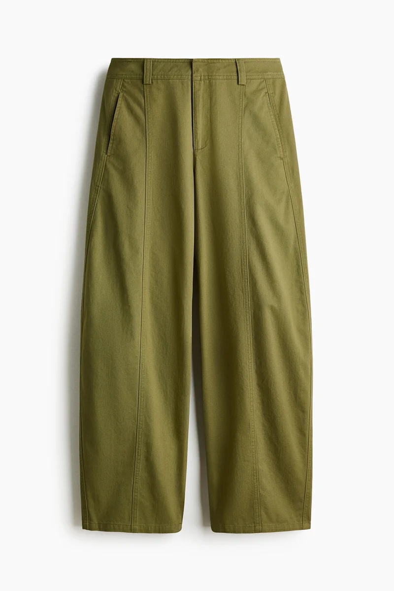 H&M Barrel-leg cargo trousers