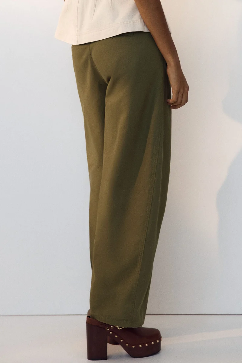H&M Barrel-leg cargo trousers