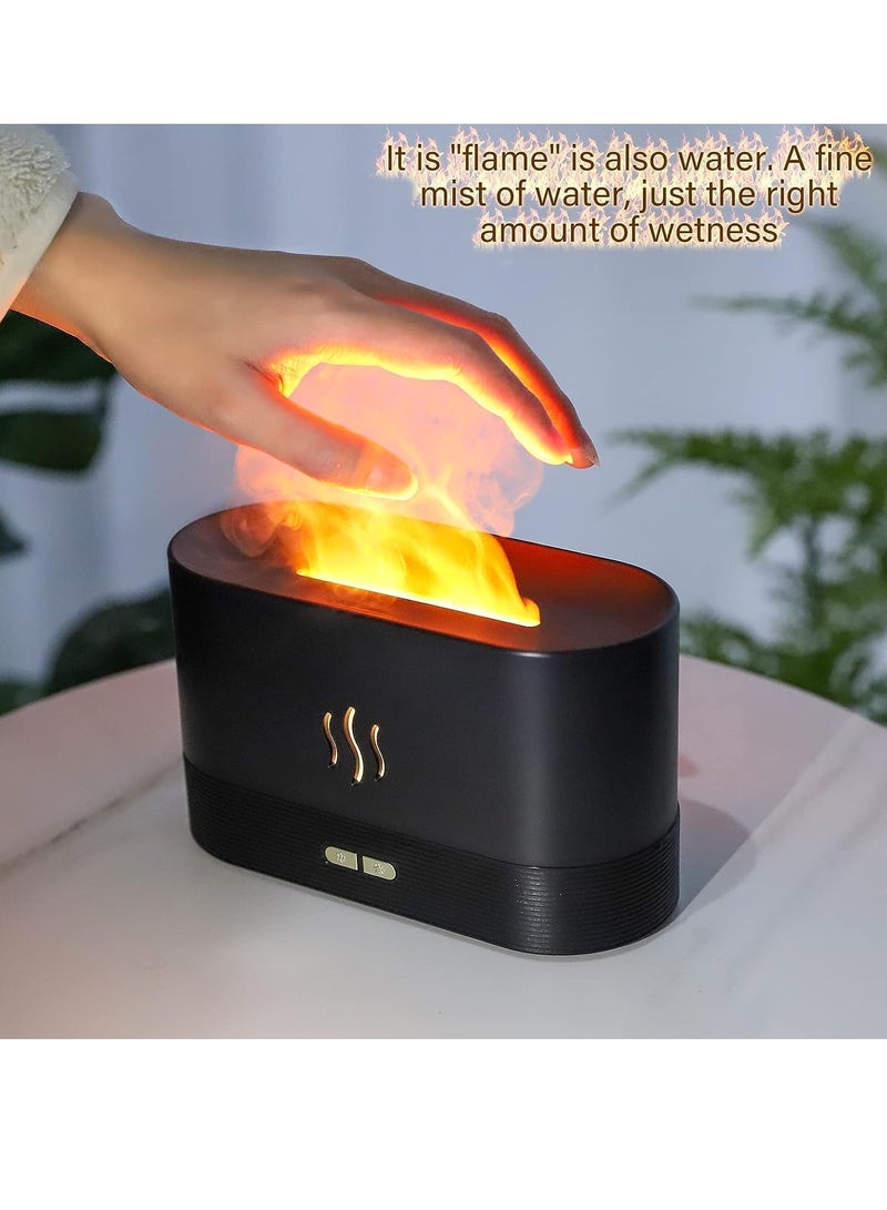 Humidifier,Flame Air Diffuser,Essential Oil Diffuser With Flame Light,Quiet Aroma Air Diffusers With Auto Shut-off Protection, - Image 2