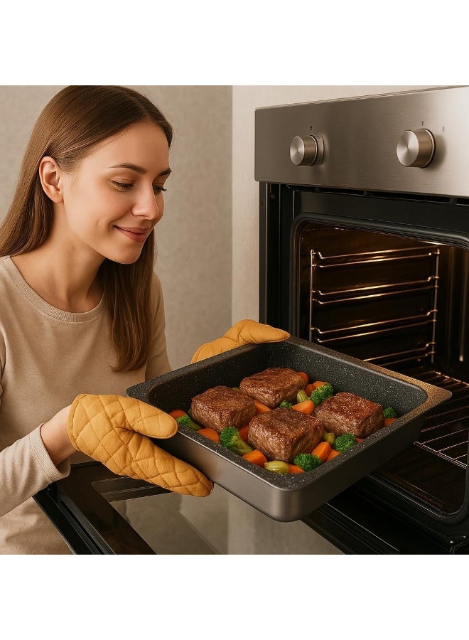 BS B&S Baking Pans "GASTRONORM" 1/2 Size – Durable Stainless Steel Trays - Image 1