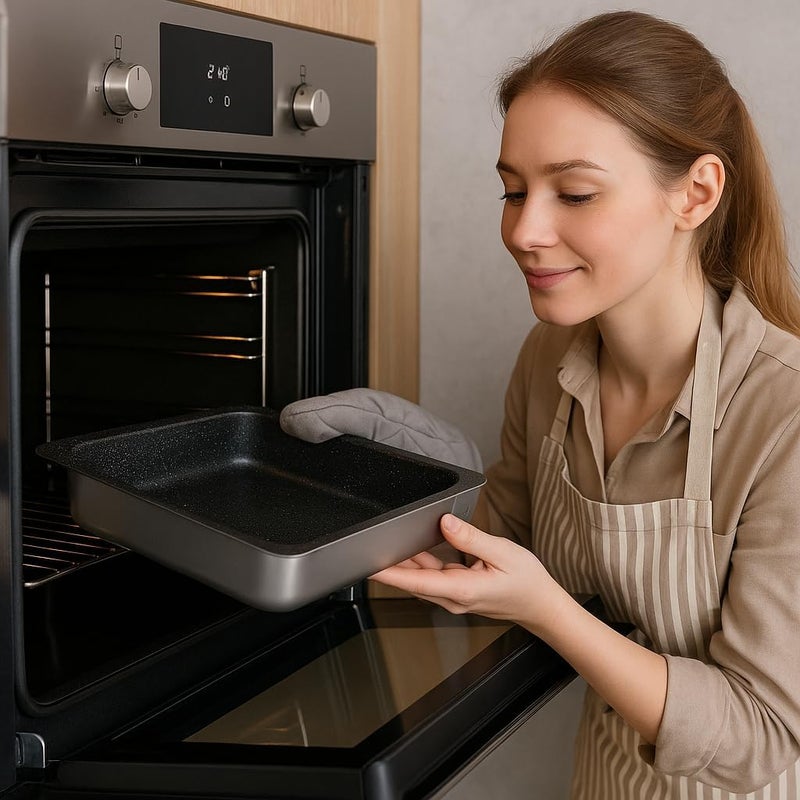 BS B&S Baking Pans "GASTRONORM" 1/2 Size – Durable Stainless Steel Trays - Image 3