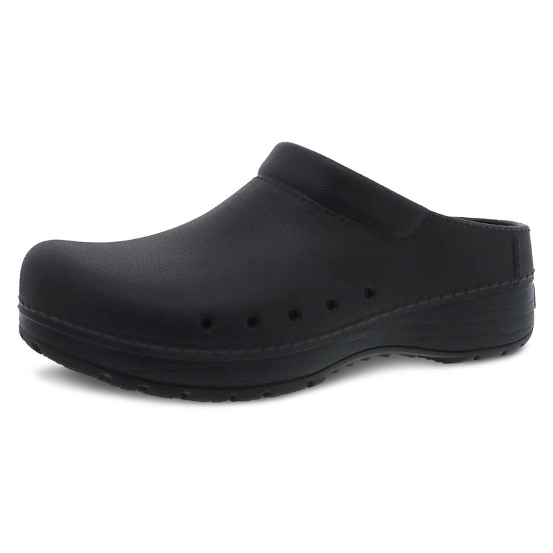 Dansko Kane Slip-On Mule Clog for Women - Lightweight Cushioned Comfort and Removable EVA Footbed with Arch Support - Easy Clean Uppers Kane Black/Black 8.5-9 M US - Image 1