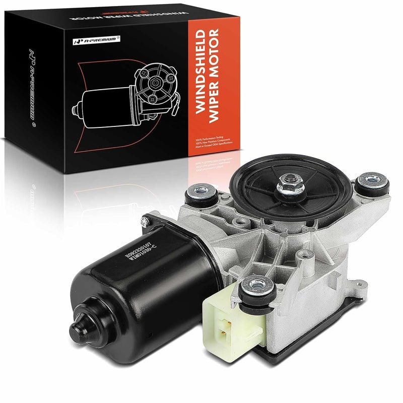 A-Premium Windshield Wiper Motor Front Replacement for Chevrolet Blazer, S10, GMC Jimmy, Sonoma, Isuzu Hombre, Oldsmobile Bravada (1998-2004) - Image 1