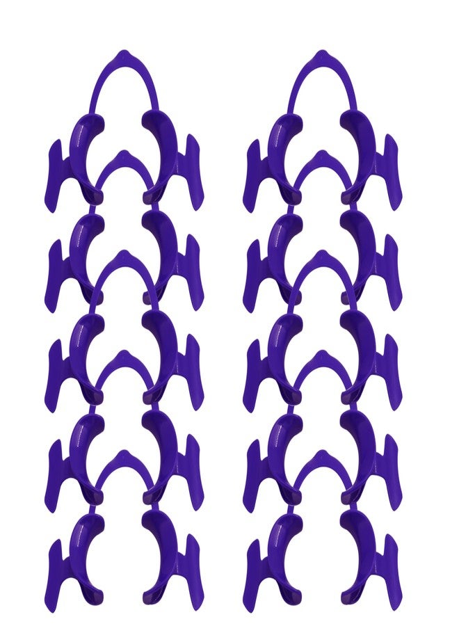 Dentosmile Flexi Eco Cheek Retractors Mouth Opener with Wings in Purple Colour - Large (10) - Image 5