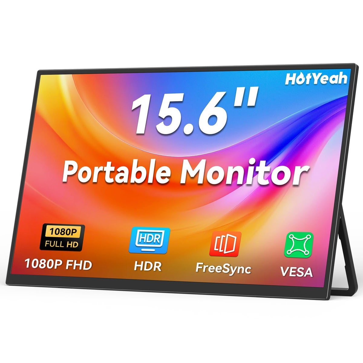 هوت ياه هوت ياه شاشة محمولة FHD 15.6 بوصة