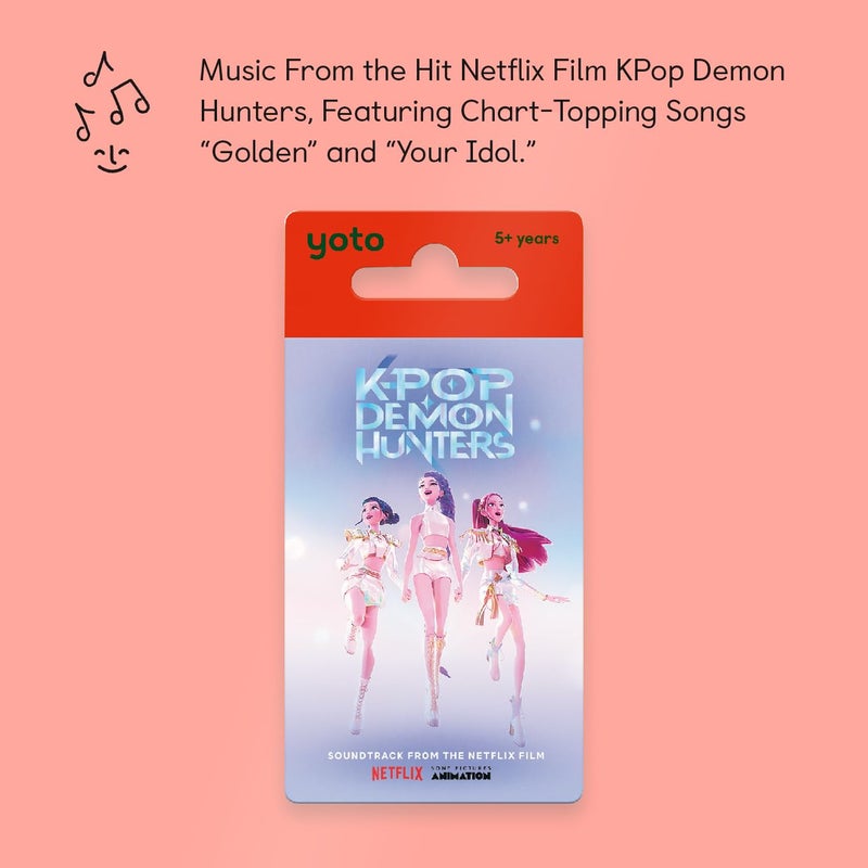 Yoto Kpop Demon Hunters - Kids Audiobook Card for Use with Player & Mini Allâ€“inâ€“1 Audio Player, Educational & Screen-Free Listening with Fun Singalong Music for Playtime Parties & Travel, Ages 5+ - Image 2