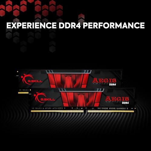 G.SKILL AEGIS Series DDR4 RAM (XMP) 32GB (2x16GB) 3200MT/s CL16-18-18-38 1.35V Intel AMD Desktop Computer Memory U-DIMM (F4-3200C16D-32GIS) - Image 2