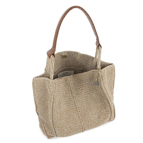 The Sak Los Feliz Large Tote Bag - Hand Crochet Handbag With Stylish Design For Everyday - Roomy, Durable, Lined Purse With Shoulder Bag Strap, Zipper Pocket for Tavel, Beach Bag - Image 3