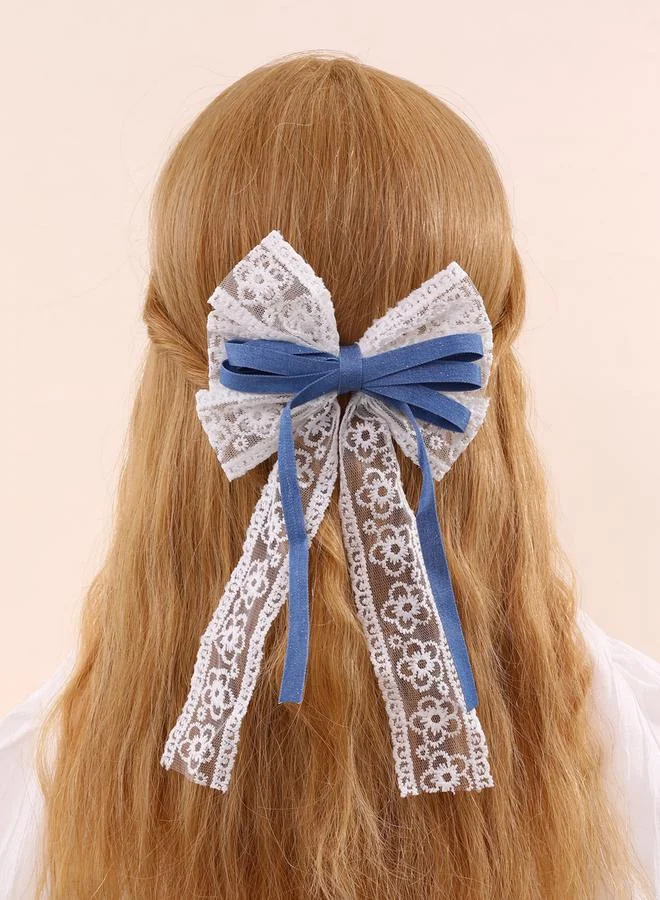 تايك تو مشبك شعر دانتيل بفيونكة