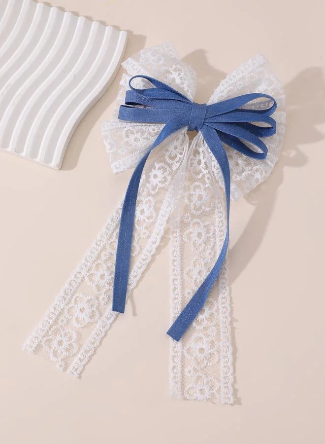 تايك تو مشبك شعر دانتيل بفيونكة