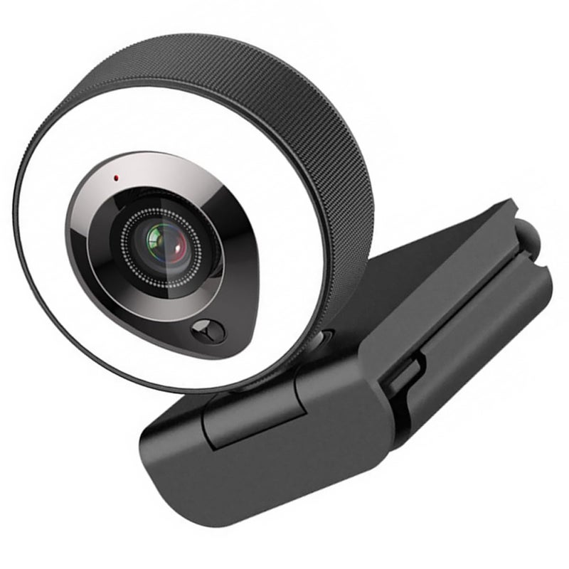 4K Webcam With Auto Focus Fill Light Built In Mic For Streaming Conferencing - Image 2