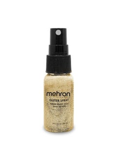 mehron Makeup Hair and Body GlitterSpray (1 oz) (Gold)  - Image 1