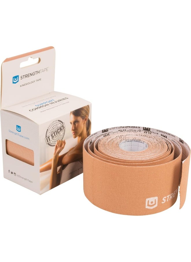 Roscoe Medical StrengthTape Kinesiology Tape, 5M Uncut K Tape Rolls, Premium Sports Tape Provides Support and Stability to The Target Area, Multiple Colors Available  - Image 2