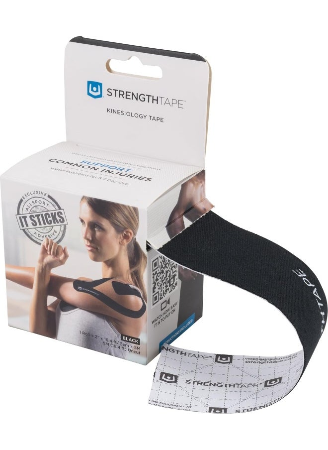 Roscoe Medical StrengthTape Kinesiology Tape, 5M Uncut K Tape Rolls, Premium Sports Tape Provides Support and Stability to The Target Area, Multiple Colors Available  - Image 4