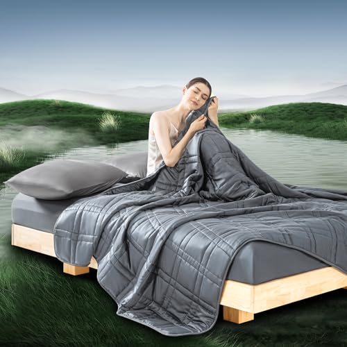 OMYSTYLE DoubleSided Weighted Blanket King Size 30lbs88x104 All Season Use Warm Short Plush and Cool Tencel Reversible Weighted Blanket California King Size for Adults  Couple  Carry Bag Included 
