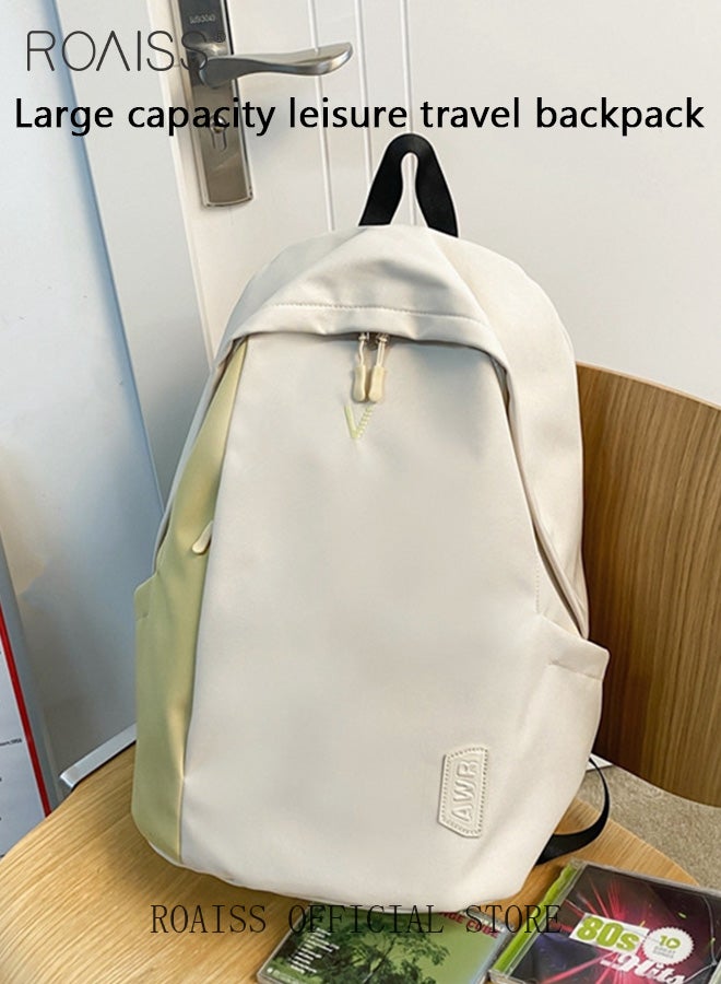 رويس حقيبة ظهر للجنسين مزودة بسحاب، تتميز بسعة كبيرة وتصميم مناسب للطلاب والمسافرين. خفيفة الوزن ومريحة، مع جيوب متعددة الطبقات، وإغلاق بسحاب سلس، ومصنوعة من مادة متينة مقاومة للماء. مثالية للتنقلات اليومية إلى المدرسة والرحلات الخارجية. - Image 3