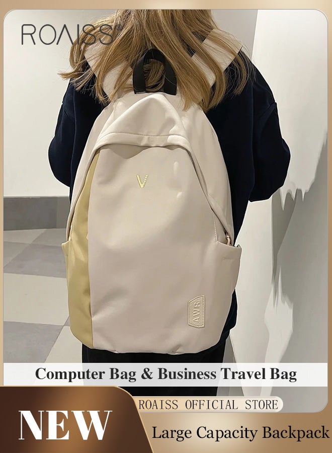 رويس حقيبة ظهر للجنسين مزودة بسحاب، تتميز بسعة كبيرة وتصميم مناسب للطلاب والمسافرين. خفيفة الوزن ومريحة، مع جيوب متعددة الطبقات، وإغلاق بسحاب سلس، ومصنوعة من مادة متينة مقاومة للماء. مثالية للتنقلات اليومية إلى المدرسة والرحلات الخارجية. - Image 2