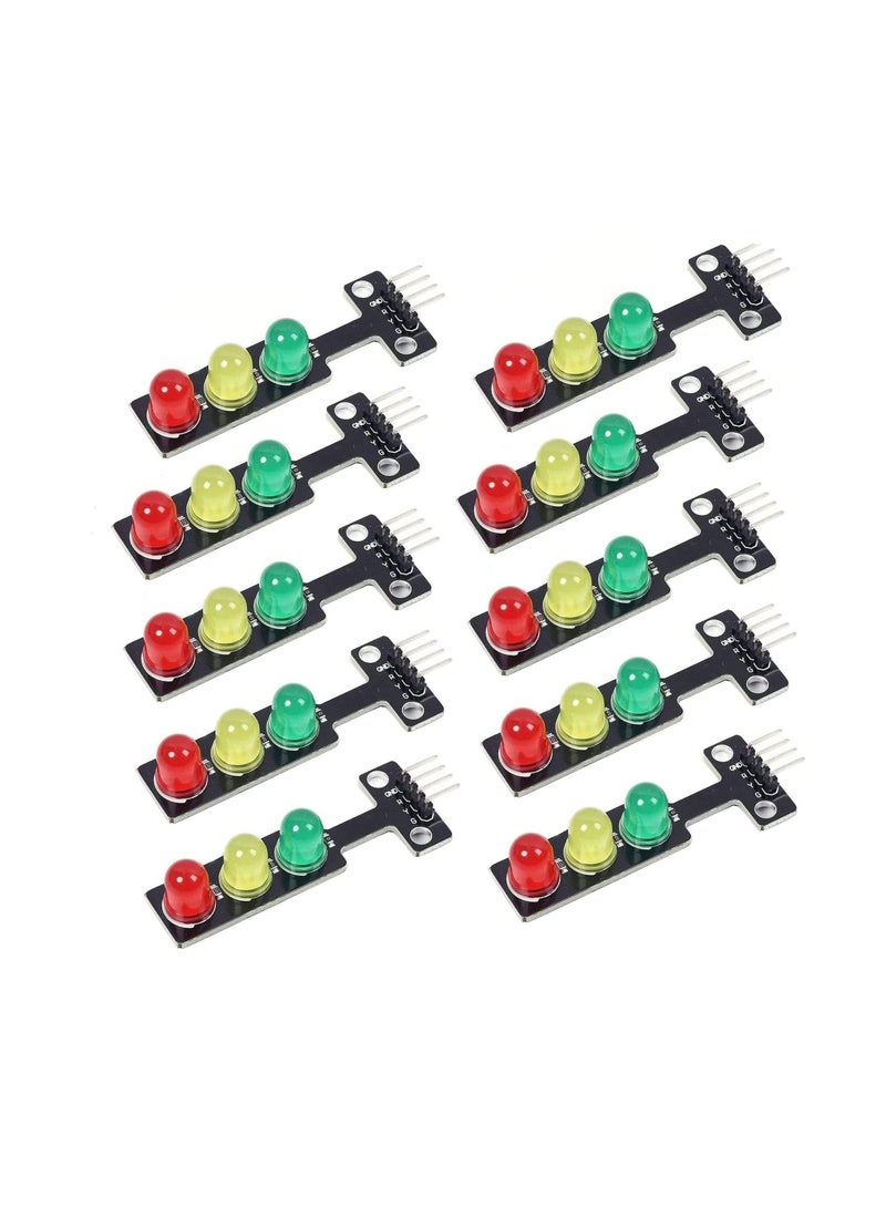 Diy Traffic Light Model-LED Display Module, 5V 10pcs - Image 1