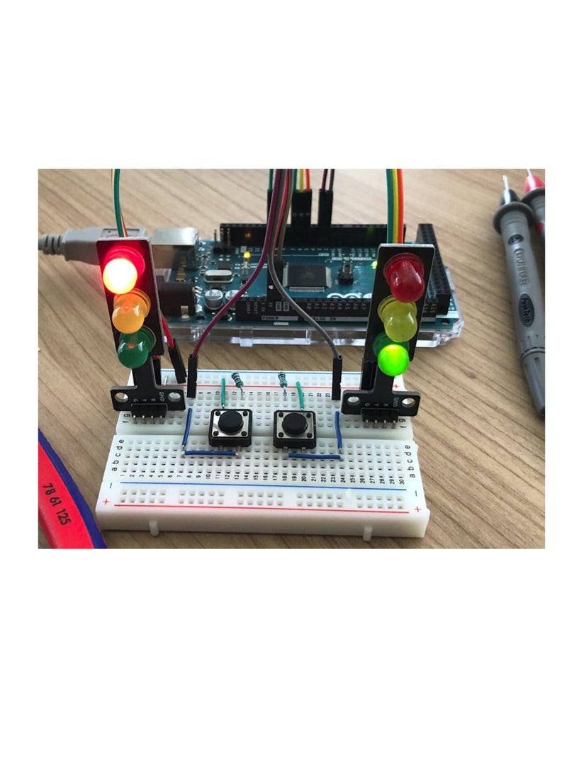 Diy Traffic Light Model-LED Display Module, 5V 10pcs - Image 3