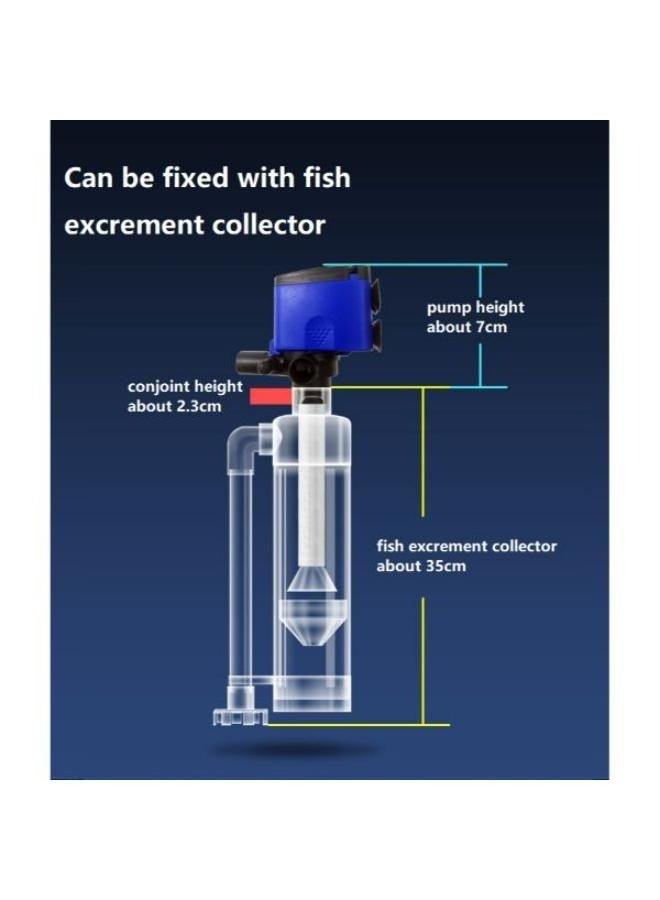 ZHIYANG B&K Fish Excrement Collection, Low Noise Aquarium Fish Poop Collect Separator - Image 3