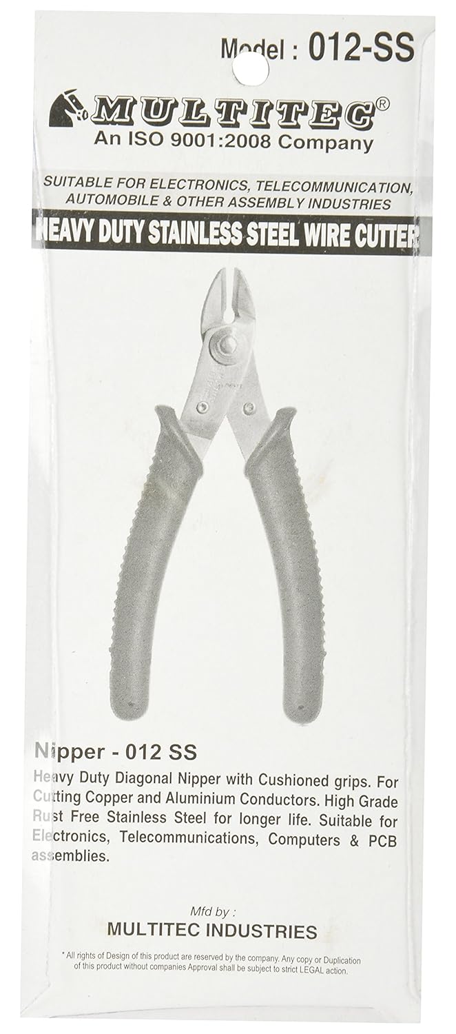 Multitec Industries Ltd Multitec Stainless Steel Wire Cutter 19 x 7 x 3 cm Red - Image 4