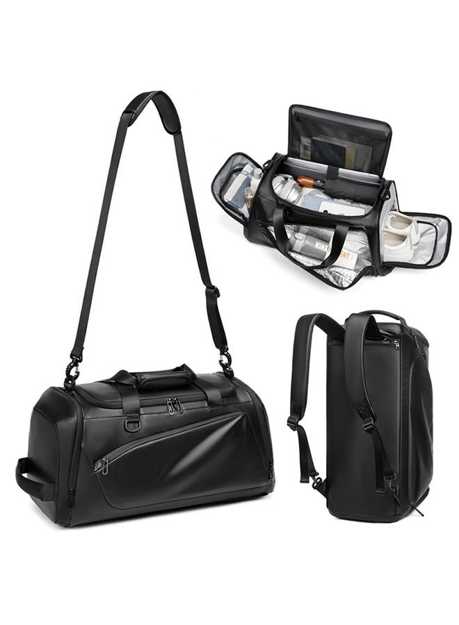 غابة خضراء حقيبة ظهر، حقيبة كتف، حقيبة يد، حقيبة رياضية للرجال والنساء مع حجرة للأحذية، حقائب دافل رياضية مقاومة للماء، حقيبة ظهر للسفر، فصل جاف ورطب، حقيبة رياضية، حقيبة تسلق جبال، حقيبة مدرسية - Image 1