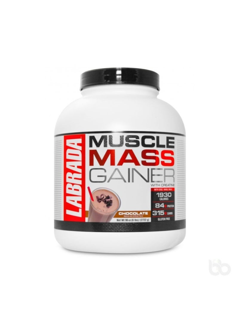 Labrada Nutrition Muscle Mass Gainer Chocolate 6 lbs - Image 2