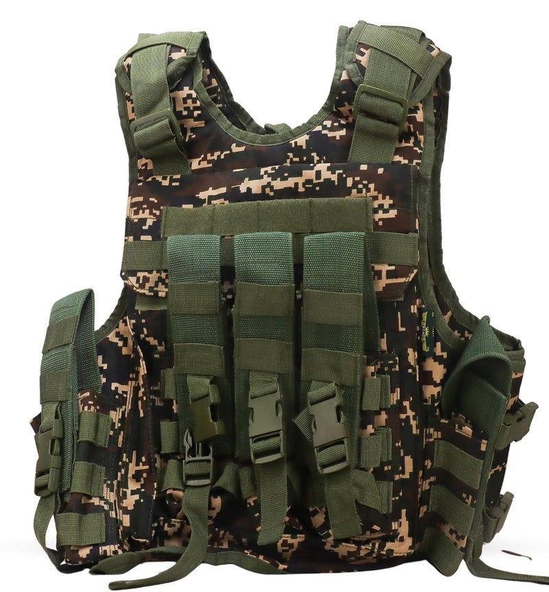 AZAD سترة تكتيكية للجيش مع منظم للأشياء وجيوب - Image 1