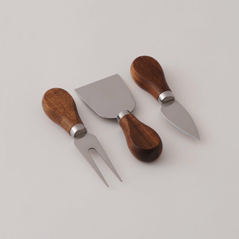 Alberto Acacia Wood Cheese Plate 40*18.1*1.5Cm, Brown - Image 4