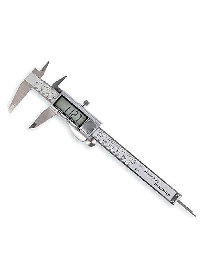 PROMASS Stainless Steel Digital Vernier Caliper Micrometer Electronic Tool (6in, 150 mm)  - Image 1