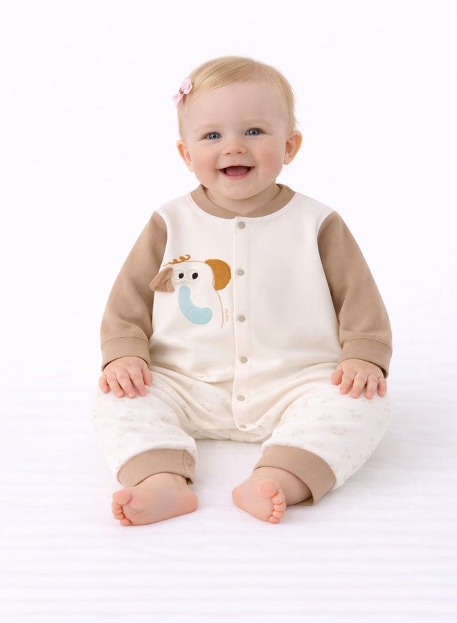 بوو بوو بدلة نوم قطنية للجنسين من بو بو بيبي - 100% قطن ناعم - Image 3