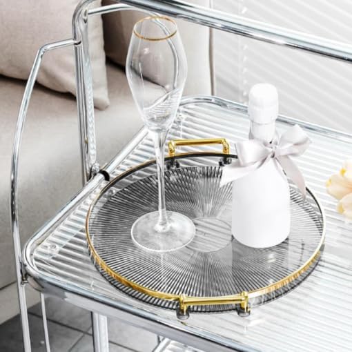 Suicune Suicune Creative Snack Food Serving Tray Fruit Plate Living Room Dish Party Desktop Decoration - Transparent White  - Image 3