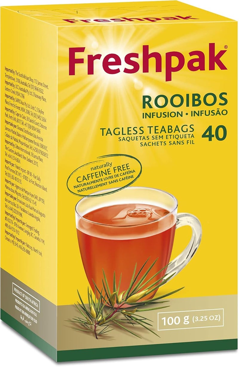Freshpak Rooibos Tea - 40 Tagless Teabags - Image 1