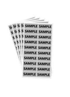 Top label Self Adhesive Sample Inventory Stickers Labels,1.5X0.5 Inch Cosmetic Tester Stickers,600 Pcs Per Pack  - Image 1