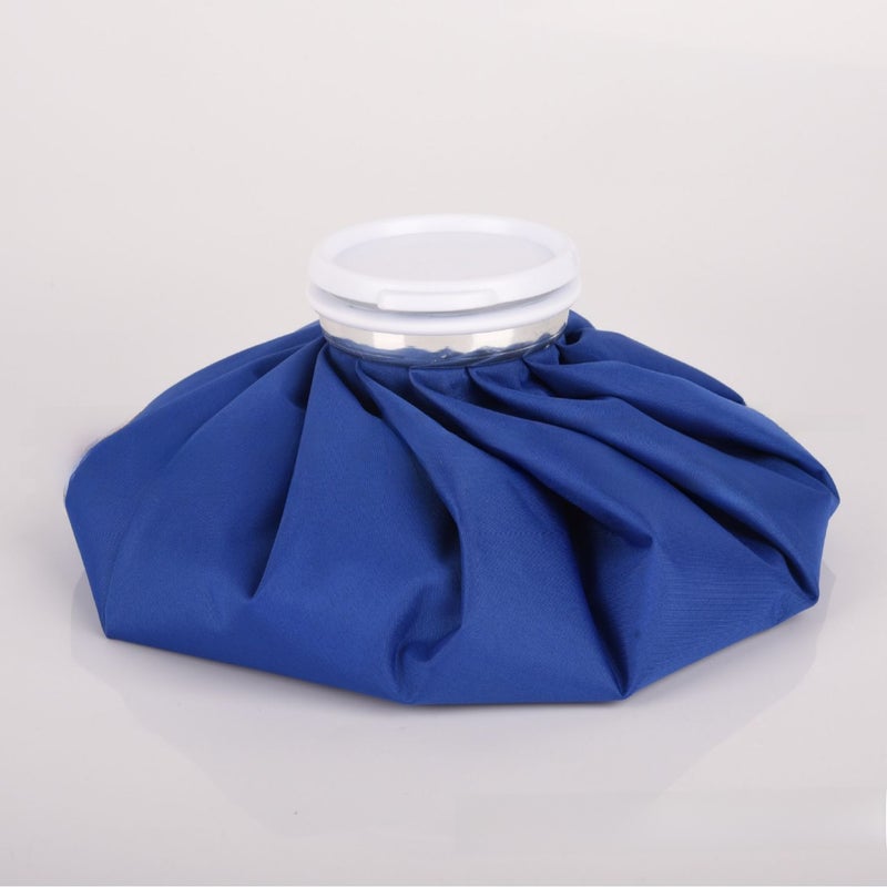 Cloth ice bag ice pack ice cube physiotherapy sports cooling hot and cold bag knee water injection repeated use pure blue icebag(6 inch pure blue) - Image 3