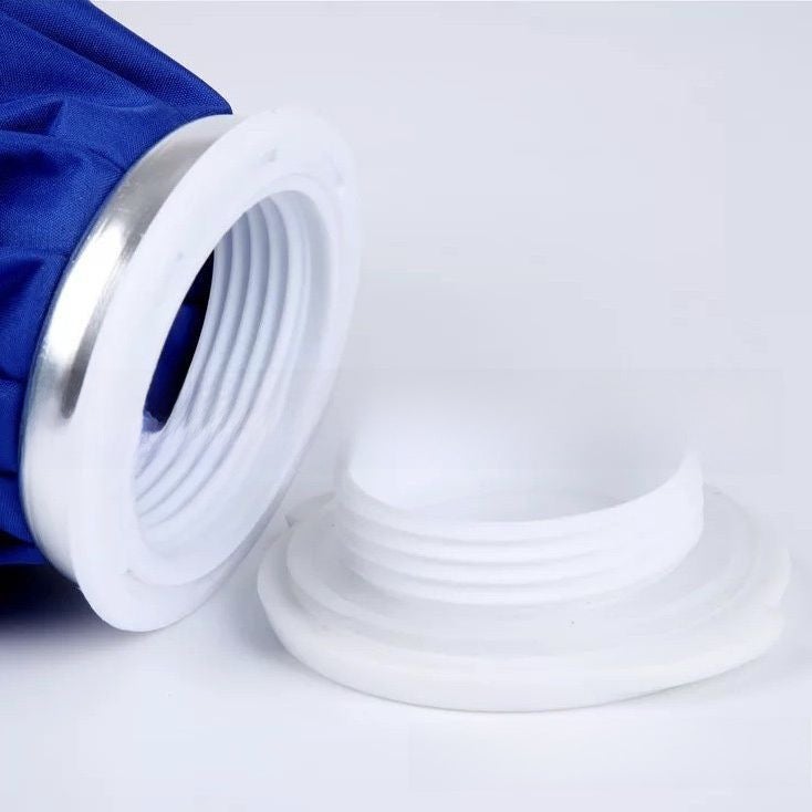 Cloth ice bag ice pack ice cube physiotherapy sports cooling hot and cold bag knee water injection repeated use pure blue icebag(6 inch pure blue) - Image 4