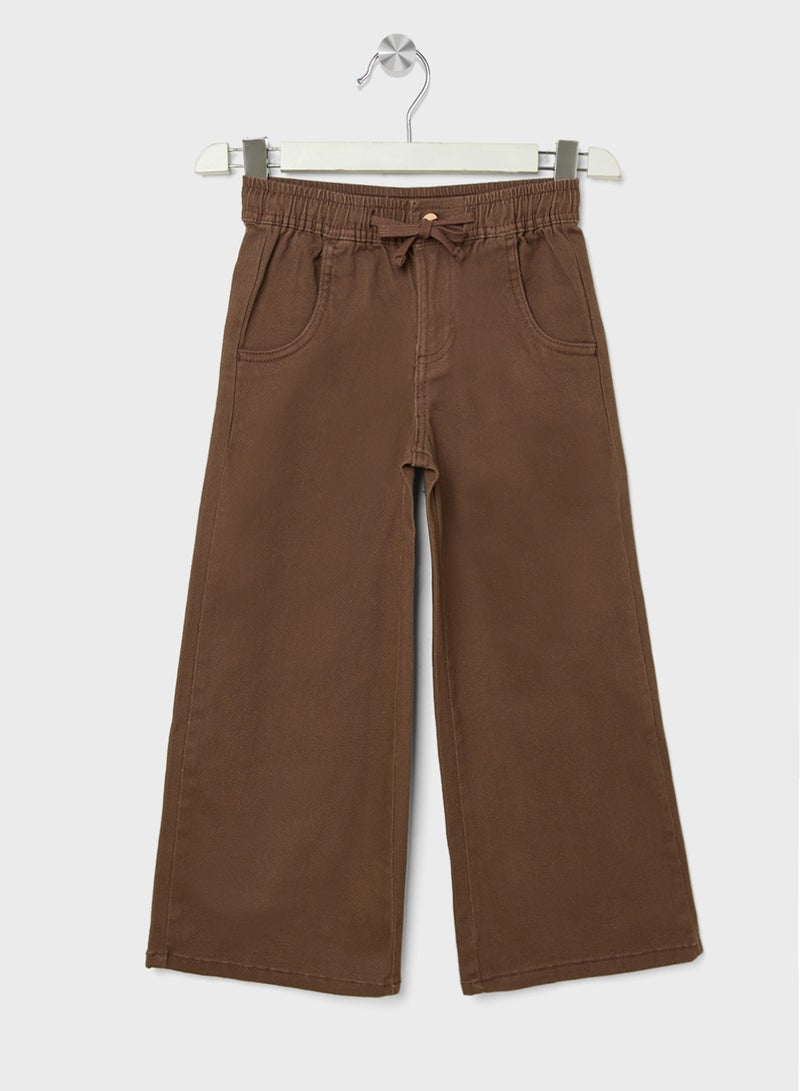 ريبلز مع نمشي جينز واسع للبنات - Image 1