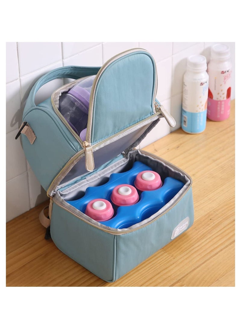 Cool Baby COOLBABY Lunch Bag , Insulated Lunch Bag with Adjustable Shoulder Strap(Blue)  - Image 5