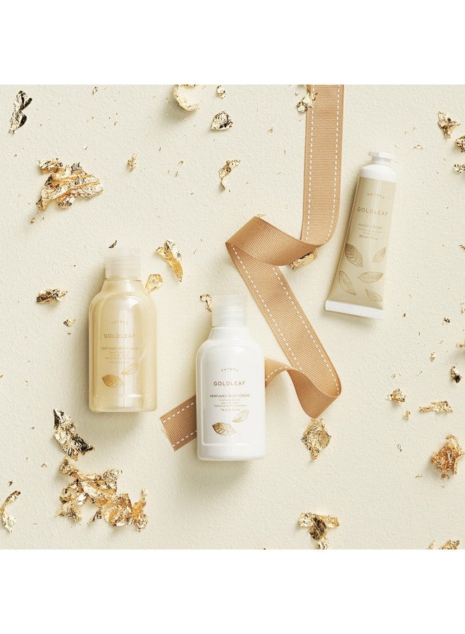 Thymes Thymes Perfumed Travel Set and Beauty Bag - Contains Body Wash, Body Lotion & Hand Cream - Goldleaf - Image 4