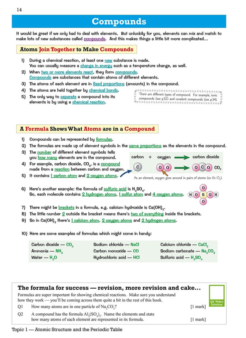 null - GCSE Chemistry AQA Revision Guide - Foundation includes Online Edition, Videos & Quizzes - Image 1