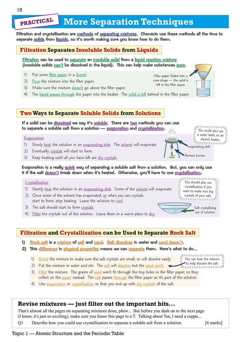 null - GCSE Chemistry AQA Revision Guide - Foundation includes Online Edition, Videos & Quizzes - Image 1