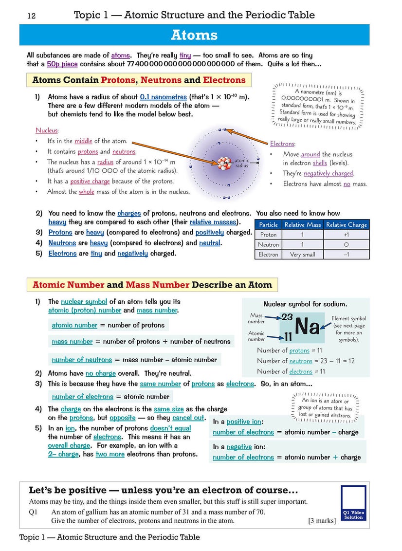 null - GCSE Chemistry AQA Revision Guide - Foundation includes Online Edition, Videos & Quizzes - Image 1