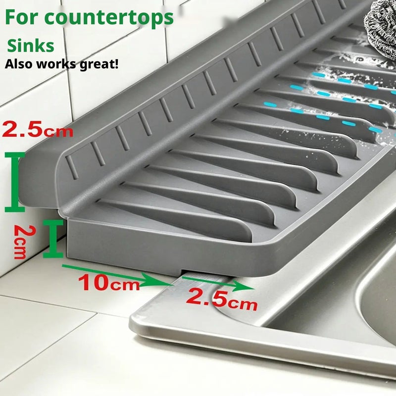 Sink Mat 45x15 cm 1 pc Dark Grey - Image 4