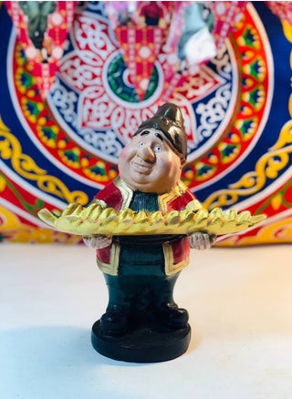 Porcelain figurine, figurines of famous Ramadan characters, lanterns character, leaf mask, size: 27 cm, Ramadan nuts and appetizers plate in the shape of a leaf - pzsku/Z49E59A92591733582307Z/45/_/1737638199/507b8fb5-7c0c-4bb7-ac46-ac11b04d7c63